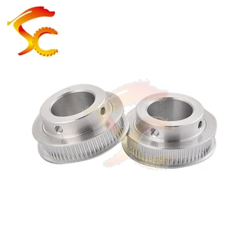 2PCS/lot Aluminum timing pulley 2GT 60 teeth bore 20mm Suitable GT2 belt width 6mm 
2PCS/lot Aluminum timing pulley 2GT 60 teeth bore 20mm Suitable GT2 belt width 6mm