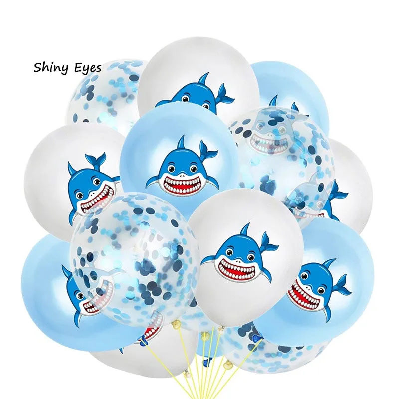 Shiny Eyes 12inch 15Pcs Shark Confetti Balloon Animal Latex Air Globos Baby Shower Kids Theme Birthday Party Decoration
Shiny Eyes 12inch 15Pcs Shark Confetti Balloon Animal Latex Air Globos Baby Shower Kids Theme Birthday Party Decoration