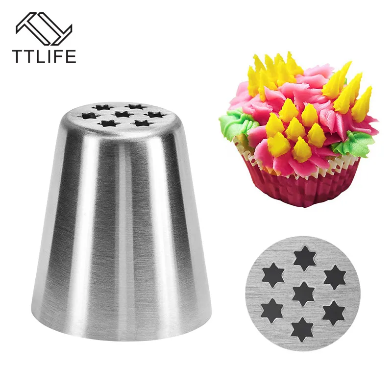 TTLIFE New 1PC Fondant Cake Decor Icing Nozzles Stainless Steel Pastry Tube Cream Icing Piping Tips Nozzle Cake Tools Kitchen
TTLIFE New 1PC Fondant Cake Decor Icing Nozzles Stainless Steel Pastry Tube Cream Icing Piping Tips Nozzle Cake Tools Kitchen