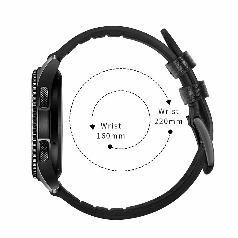 22mm watch band for huami amazfit 1 2 samsung Gear s3 classic Huawei watch 2 Pro Wrist Strap Men's watch bracelet (3)