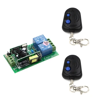 AC 85V 110V 220V 250V 2CH RF Wireless Remote Control System Radio Switch Receiver and Transmitters with 2 Buttons Good Quality
AC 85V 110V 220V 250V 2CH RF Wireless Remote Control System Radio Switch Receiver and Transmitters with 2 Buttons Good Quality