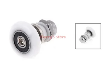 White Plastic 28mm Dia Wheel Metal Rod Sliding Door Pulley Roller 2 Pcs 
White Plastic 28mm Dia Wheel Metal Rod Sliding Door Pulley Roller 2 Pcs