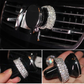 Crystal Diamond Car Phone Holder Magnetic Air Vent Mount Mobile Phone Stand Magnet Support Cell in Car GPS For iPhone XS Samsung
Crystal Diamond Car Phone Holder Magnetic Air Vent Mount Mobile Phone Stand Magnet Support Cell in Car GPS For iPhone XS Samsung