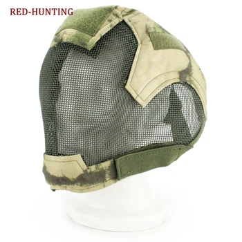 High Quality Steel Net Mesh Mask Full Face protective cosplay Tactical Mask cover face ears airsoft military Paintball Masks
High Quality Steel Net Mesh Mask Full Face protective cosplay Tactical Mask cover face ears airsoft military Paintball Masks