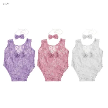 Baby Photography Props Backless Hollow Bowknot Lace Romper Newborn Girls Outfit
Baby Photography Props Backless Hollow Bowknot Lace Romper Newborn Girls Outfit