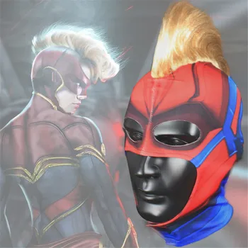 Captain Marvel Helmet Cosplay Mask Carol Danvers Superhero Halloween Masks Costume Party Props
Captain Marvel Helmet Cosplay Mask Carol Danvers Superhero Halloween Masks Costume Party Props