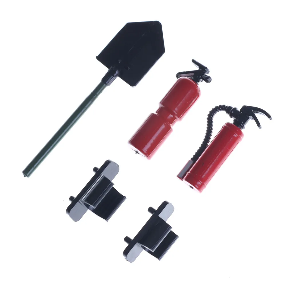 RC Car Crawler Parts Fire Extinguisher Spade Tools Kit for Axial SCX10 TAMIYA 1:10