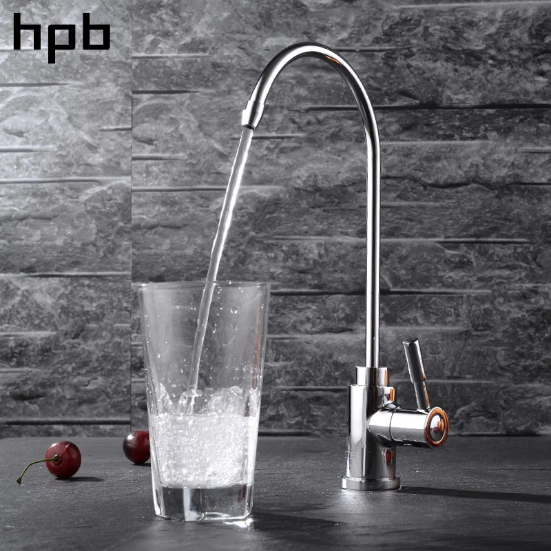HPB Brass Contemporary Style Sink Drinking Water Reverse Osmosis Kitchen Faucet Single Cold Filter Tap Chrome Finish HP4401
HPB Brass Contemporary Style Sink Drinking Water Reverse Osmosis Kitchen Faucet Single Cold Filter Tap Chrome Finish HP4401