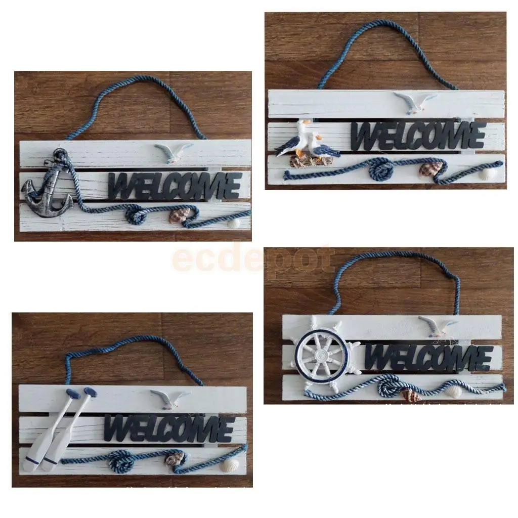 Mediterranean Hand Carved Hanging Wooden Anchor Welcome Plaque Sign Board Home Decor
Mediterranean Hand Carved Hanging Wooden Anchor Welcome Plaque Sign Board Home Decor