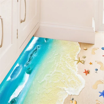 Beach Landscape Removable Bedroom Bathroom Kitchen Floor Stickers Living Room Wall Decals Mural Decor
Beach Landscape Removable Bedroom Bathroom Kitchen Floor Stickers Living Room Wall Decals Mural Decor