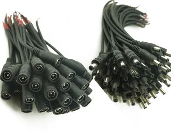 20 PCS/Lot 10 Male & 10 Female DC Power Adapter CCTV DVR Camera Lead Plug Pigtail Cable,5.5 x 2.1mm DC Power Pigtail Plug Jack
20 PCS/Lot 10 Male & 10 Female DC Power Adapter CCTV DVR Camera Lead Plug Pigtail Cable,5.5 x 2.1mm DC Power Pigtail Plug Jack