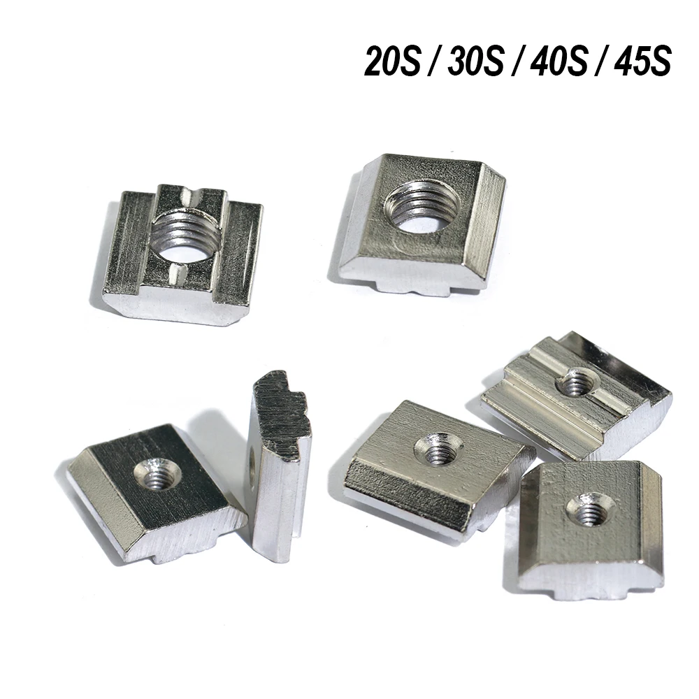 100/50/20PCS M3 M4 M5 M6 M8 T Block Square nuts T-Track Sliding Hammer Nut for Fastener Aluminum Profile 2020 3030 4040 4545
100/50/20PCS M3 M4 M5 M6 M8 T Block Square nuts T-Track Sliding Hammer Nut for Fastener Aluminum Profile 2020 3030 4040 4545