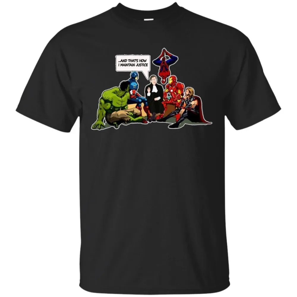 New Fashion Men'S Short Sleeve Notorious RBG Unisex Black T-shirt Funny Ruth Bader Ginsburg Maintains Justice Funny Casual Tee
New Fashion Men'S Short Sleeve Notorious RBG Unisex Black T-shirt Funny Ruth Bader Ginsburg Maintains Justice Funny Casual Tee
