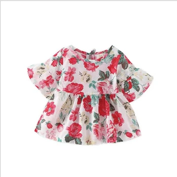 Cute Baby Girls Dress Flower Bell sleeve A -line Dress For Baby Girls Holiday Party Baby Girls Clothing
Cute Baby Girls Dress Flower Bell sleeve A -line Dress For Baby Girls Holiday Party Baby Girls Clothing
