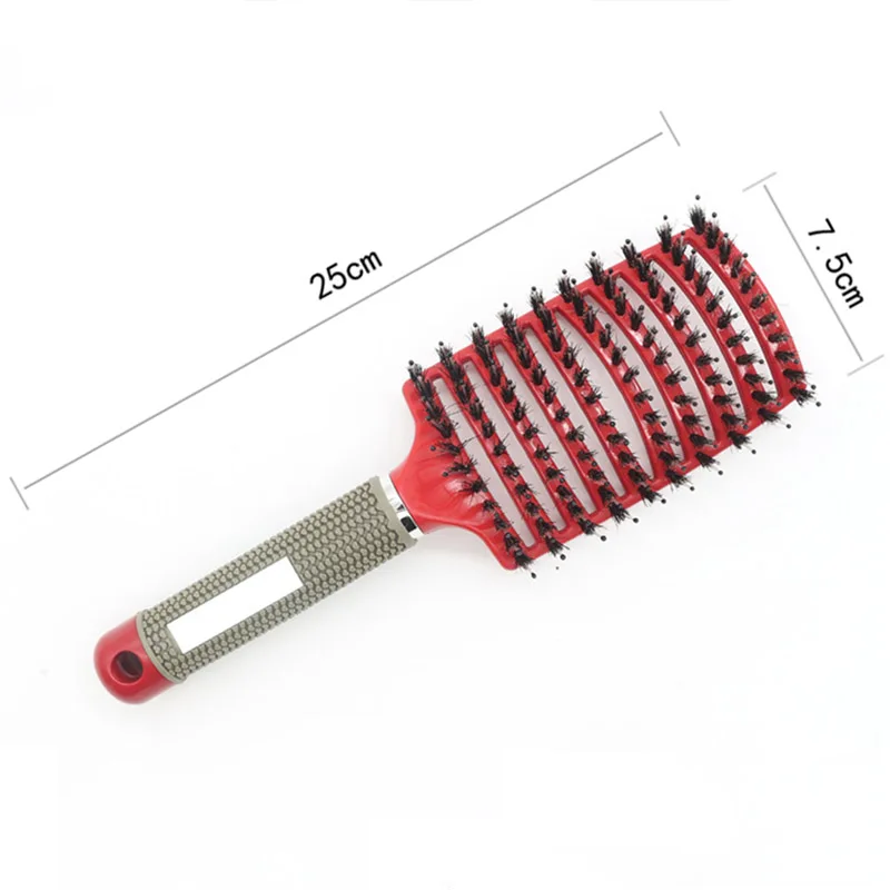 Fashion Hair Scalp Massage Comb Hairbrush Bristle&Nylon Women Wet Curly Detangle Hair Brush for Salon Hairdressing Styling Tools
Fashion Hair Scalp Massage Comb Hairbrush Bristle&Nylon Women Wet Curly Detangle Hair Brush for Salon Hairdressing Styling Tools