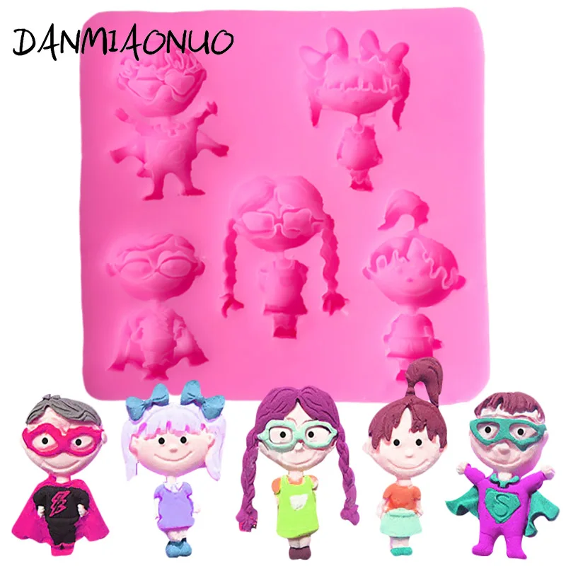 Food Grade Silicone Cake Mold Boy Girl Fondant Moulds Silicone Chocolate Mold Decorations For Cakes Silicone Cupcake Baking DIY
Food Grade Silicone Cake Mold Boy Girl Fondant Moulds Silicone Chocolate Mold Decorations For Cakes Silicone Cupcake Baking DIY