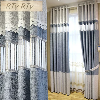 Modern Stripe luxury Blackout curtain for Window Curtains for Living Room Elegant Drapes European Curtains for bedroom
Modern Stripe luxury Blackout curtain for Window Curtains for Living Room Elegant Drapes European Curtains for bedroom