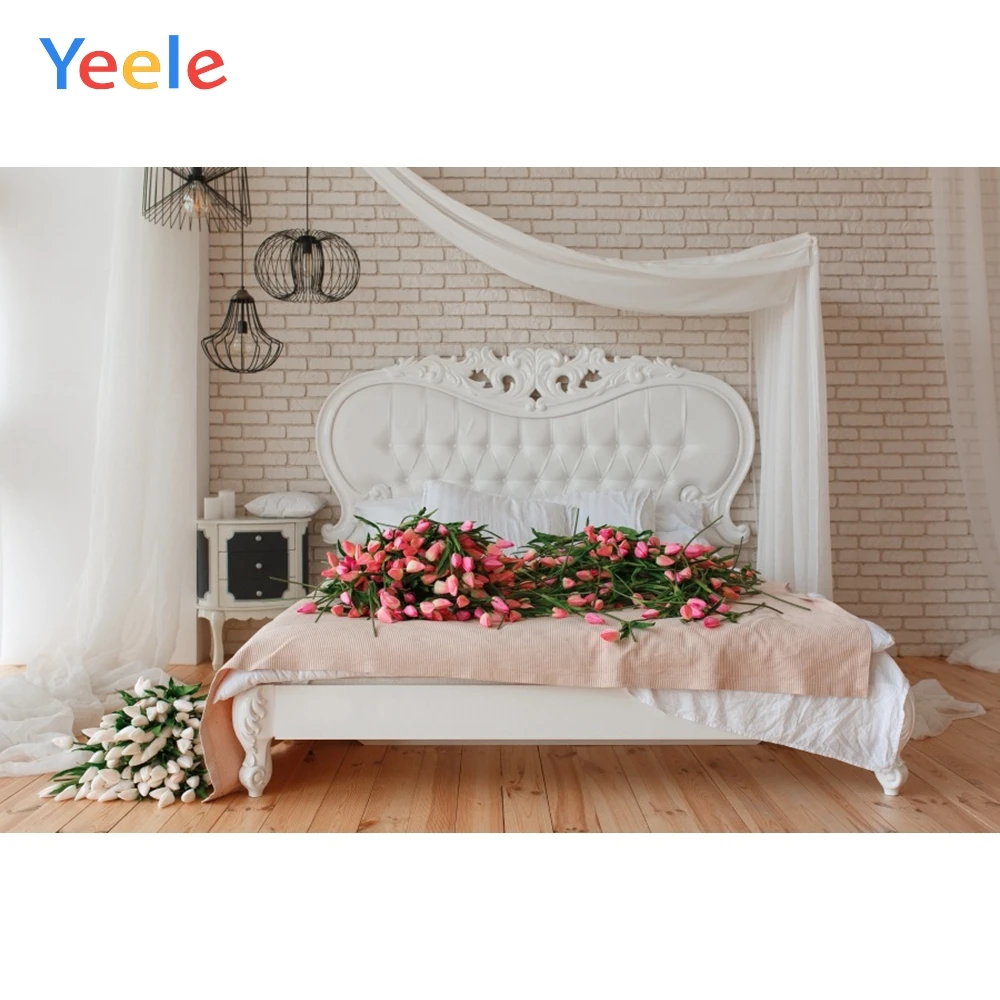Yeele Headboard Bed Curtain Flower Wedding Interior Photography Backgrounds Customized Photographic Backdrops for Photo Studio
Yeele Headboard Bed Curtain Flower Wedding Interior Photography Backgrounds Customized Photographic Backdrops for Photo Studio