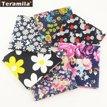 Teramila Cotton Poplin Fabrics 6PCS/lot Mix Pre-cut Fat Quarter Meter Bundle Quilting Sewing Dress Shirt Children's Decroation
Teramila Cotton Poplin Fabrics 6PCS/lot Mix Pre-cut Fat Quarter Meter Bundle Quilting Sewing Dress Shirt Children's Decroation