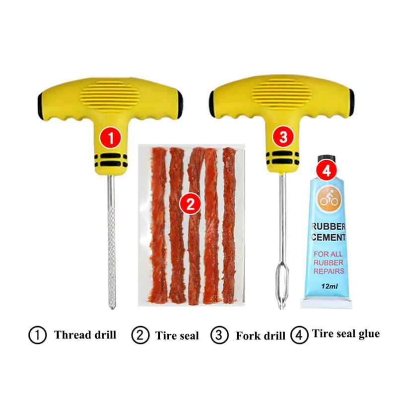 Car Tire Repair Tool Tire Repair Kit Studding Tool Set Auto Bike Tubeless Tire Tyre Puncture Plug Garage Car Accessories
Car Tire Repair Tool Tire Repair Kit Studding Tool Set Auto Bike Tubeless Tire Tyre Puncture Plug Garage Car Accessories