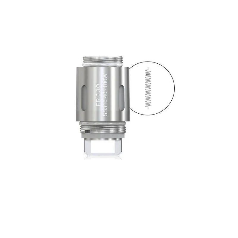 5pcs/lot Eleaf ER 0.3ohm SS316 Coil 40-100W Pure Cotton Replacement Core Head for Eleaf Melo RT 22 Tank Atomizer
5pcs/lot Eleaf ER 0.3ohm SS316 Coil 40-100W Pure Cotton Replacement Core Head for Eleaf Melo RT 22 Tank Atomizer