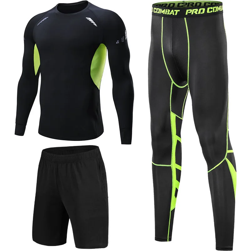 3 Pcs/Set Men's Sport Suits Tracksuit Tights Sports Suit Gym Fitness Compression Clothes Running Jogging Sport Wear Exercise Wor
3 Pcs/Set Men's Sport Suits Tracksuit Tights Sports Suit Gym Fitness Compression Clothes Running Jogging Sport Wear Exercise Wor