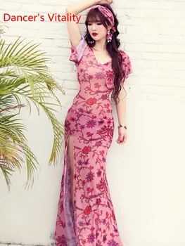 Belly Dancing Clothes Professional Sexy V Neck Drerss Headband Underpants Set Women Belly Dance Performance Competition Costumes
Belly Dancing Clothes Professional Sexy V Neck Drerss Headband Underpants Set Women Belly Dance Performance Competition Costumes