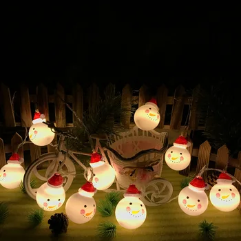 1.5M Snowman string lights fairy 10 led Christmas light home garden white lights santa AA battery powered party indoor light
1.5M Snowman string lights fairy 10 led Christmas light home garden white lights santa AA battery powered party indoor light