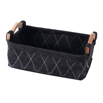LUDA Felt Laundry Box Cotton and Linen Handle Desk Debris Storage Basket Fashion Style Convenience Holder Jewelry Cosmetic Org
LUDA Felt Laundry Box Cotton and Linen Handle Desk Debris Storage Basket Fashion Style Convenience Holder Jewelry Cosmetic Org