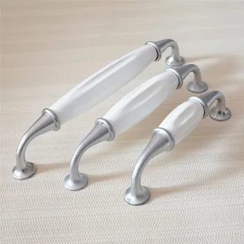 3.75" 5" 6.3" Ceramic Silver White Dresser Pulls Drawer Pull Handles Kitchen Cabinet Handles Door Pull Knobs Furniture Decor
3.75" 5" 6.3" Ceramic Silver White Dresser Pulls Drawer Pull Handles Kitchen Cabinet Handles Door Pull Knobs Furniture Decor