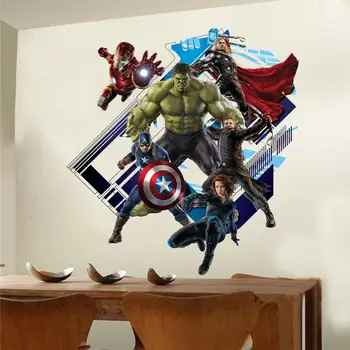 3d Super Hero Wall Stickers Kids Room Home Decoration Diy Iron Man Wonder Woman Hulk Avengers Decal Cartoon Movie Art Poster
3d Super Hero Wall Stickers Kids Room Home Decoration Diy Iron Man Wonder Woman Hulk Avengers Decal Cartoon Movie Art Poster