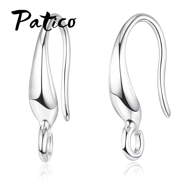 PATICO 100PCS Hot Simple Components 925 Sterling Silver Hooks Leverback Earwire Fitting For Earrings Making Jewelry Accessories
PATICO 100PCS Hot Simple Components 925 Sterling Silver Hooks Leverback Earwire Fitting For Earrings Making Jewelry Accessories