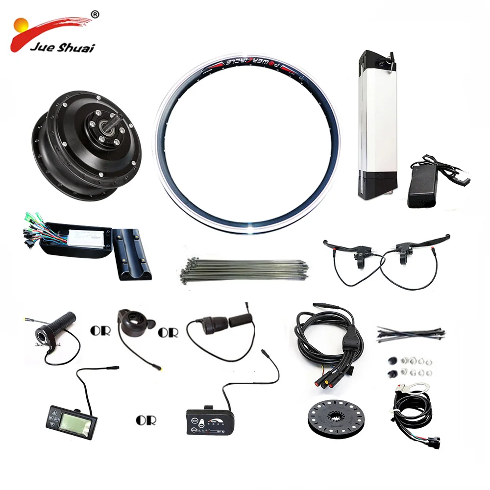 E bike Kit Electric Bike Conversion Kit 20" 24" 26" 700C(28") Rim Samsung 36V12AH With 350W 500W Front Wheel Motor bicicleta
E bike Kit Electric Bike Conversion Kit 20" 24" 26" 700C(28") Rim Samsung 36V12AH With 350W 500W Front Wheel Motor bicicleta