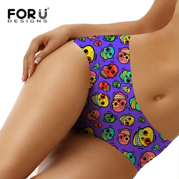 FORUDESIGNS Kawaii 3D Mini Skull Women Panties Sexy Women Cotton Seamless Briefs Ladies Hip Up Underwear Female Breathable Panty
FORUDESIGNS Kawaii 3D Mini Skull Women Panties Sexy Women Cotton Seamless Briefs Ladies Hip Up Underwear Female Breathable Panty