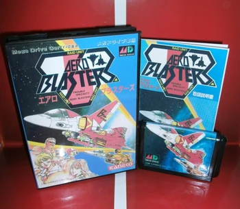 Aero Blasters - MD Game Cartridge Japan Cover with box and manual For Sega Megadrive Genesis Video Game Console 16 bit MD card
Aero Blasters - MD Game Cartridge Japan Cover with box and manual For Sega Megadrive Genesis Video Game Console 16 bit MD card