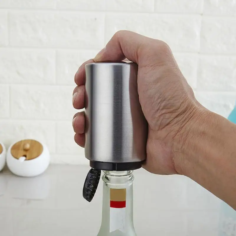 Stainless Steel Automatic Bottle Opener Beer Opener Bar Kitchen Beer Wine Opening Tools Drinking Accessories
Stainless Steel Automatic Bottle Opener Beer Opener Bar Kitchen Beer Wine Opening Tools Drinking Accessories