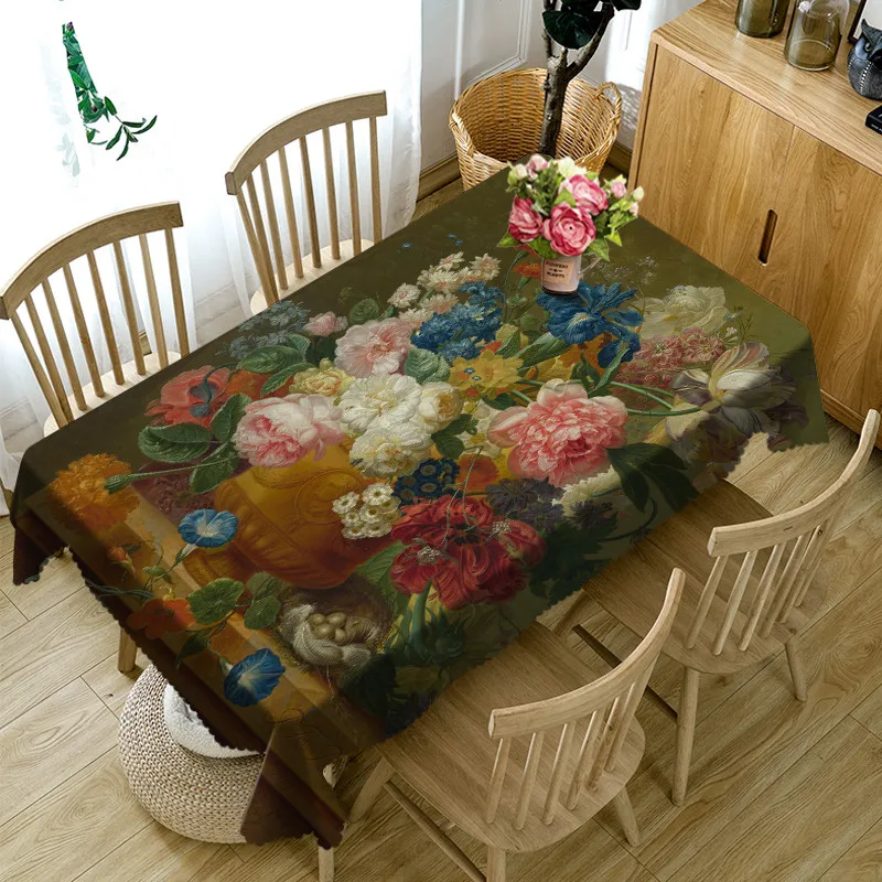 2017 New oil printing 3D Tablecloth polyester Dinner Table Cloth Macrame Decoration Table Cover
2017 New oil printing 3D Tablecloth polyester Dinner Table Cloth Macrame Decoration Table Cover