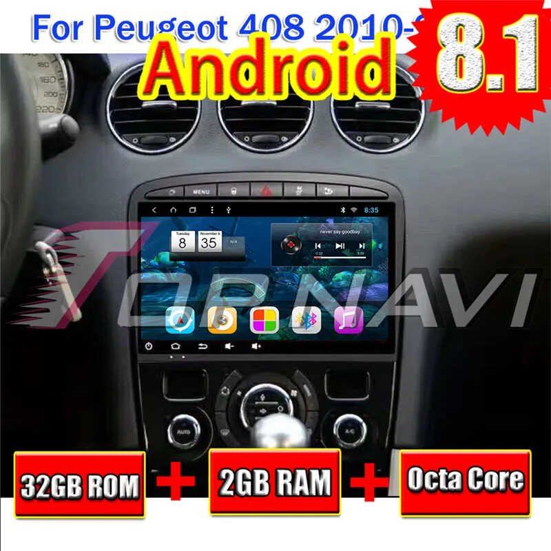 Car PC Multimedia for Peugeot 408 2010 2011 2012 2013 Android 8.1 9'' Topnavi GPS Navigation Auto Video NO DVD Octa Core Player
Car PC Multimedia for Peugeot 408 2010 2011 2012 2013 Android 8.1 9'' Topnavi GPS Navigation Auto Video NO DVD Octa Core Player