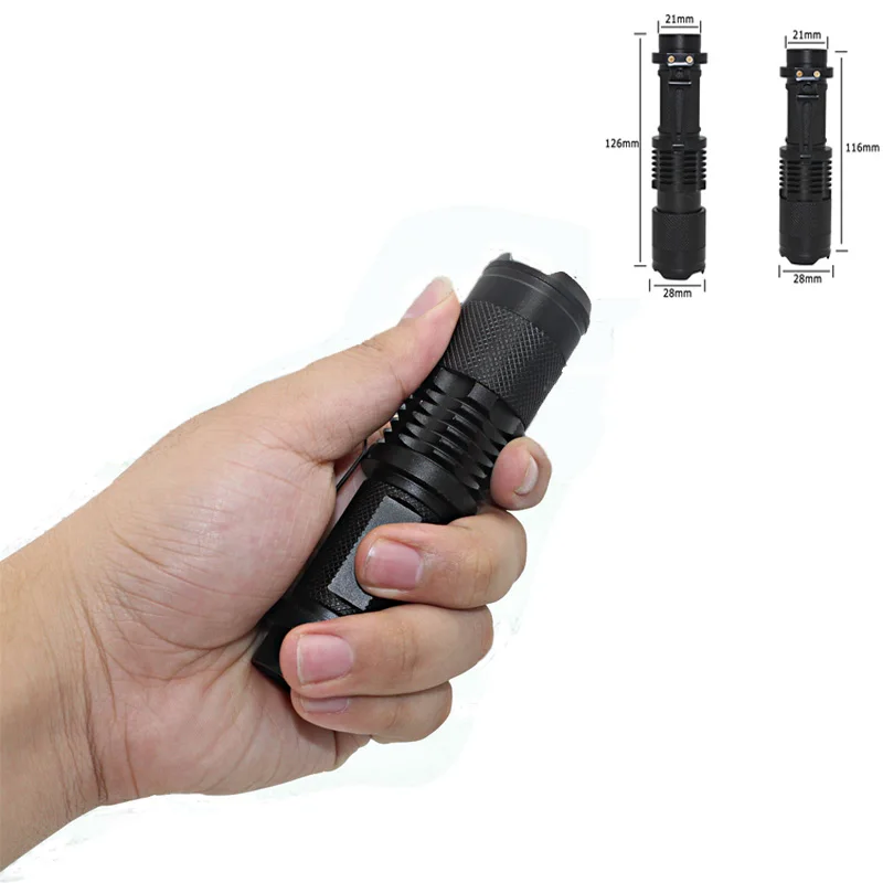 Mini LED Flashlight SK98 5 Modes XML T6 1000LM Zoomable Retractable Light Torch lantern 18650 Lamp
Mini LED Flashlight SK98 5 Modes XML T6 1000LM Zoomable Retractable Light Torch lantern 18650 Lamp
