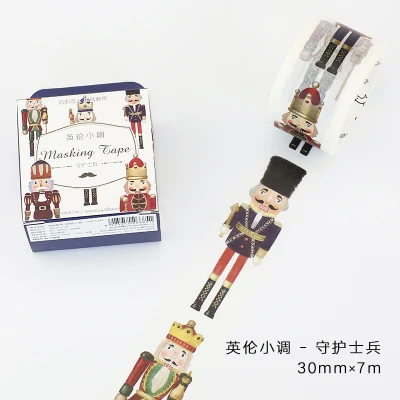 3cm 7m 1 Pcs British Style Retro Toys Design Washi Tape DIY Scrapbook Sticker Label Masking Home Decor
3cm 7m 1 Pcs British Style Retro Toys Design Washi Tape DIY Scrapbook Sticker Label Masking Home Decor
