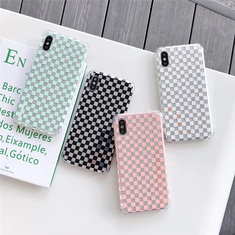 Elegant luxury check pattern phone case for iPhone XS MAX glitter case X XS XR iPhone 6 6s Plus 7 Plus 8 glossy 11 Pro Max case
Elegant luxury check pattern phone case for iPhone XS MAX glitter case X XS XR iPhone 6 6s Plus 7 Plus 8 glossy 11 Pro Max case