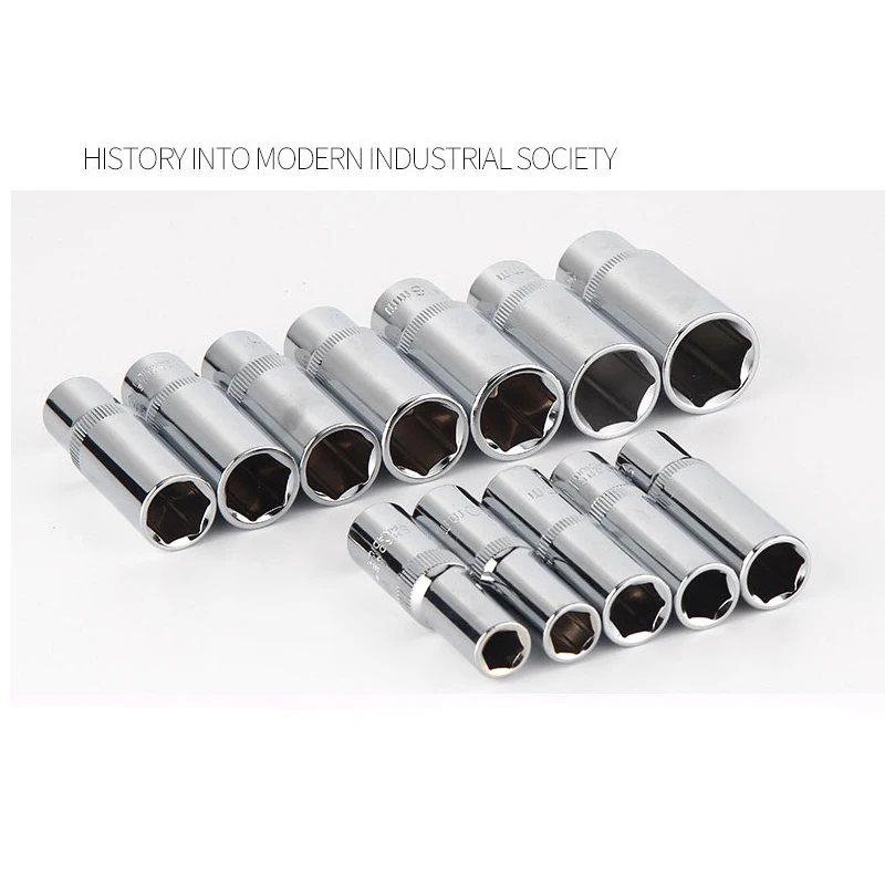 3/8 inch Ratchet Wrench Hex Socket Set 6-23 mm 6 point Nut Removal Hexagon Deep Sleeve For Auto Repair Hand Tools
3/8 inch Ratchet Wrench Hex Socket Set 6-23 mm 6 point Nut Removal Hexagon Deep Sleeve For Auto Repair Hand Tools