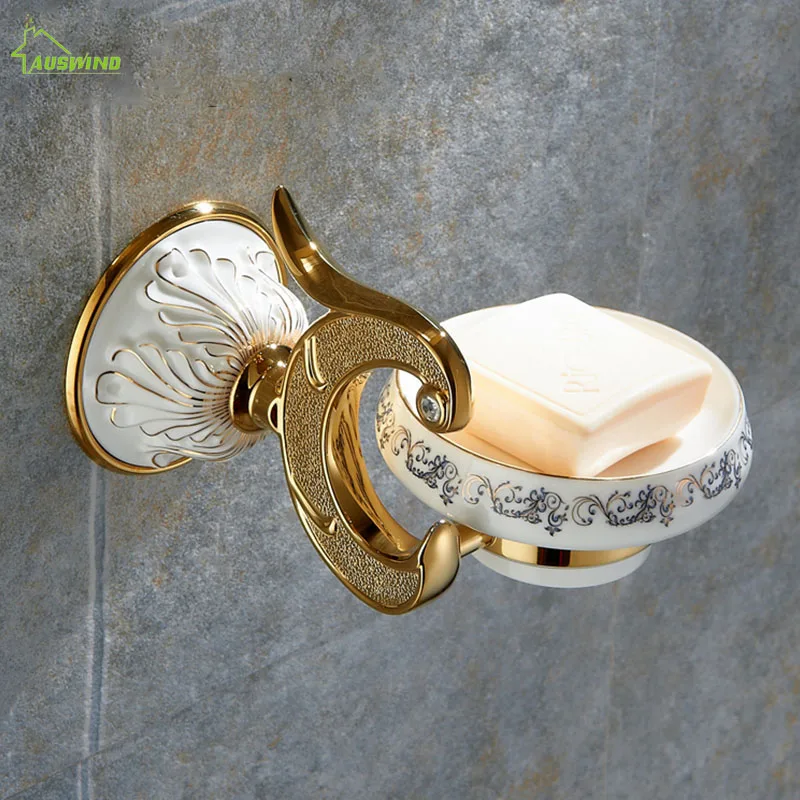 Soap Dishes Copper Gold Soap Holder Wall Mount European Classic Soap Basket Luxury Bathroom Accessories Metal Soap Box HY-31-628
Soap Dishes Copper Gold Soap Holder Wall Mount European Classic Soap Basket Luxury Bathroom Accessories Metal Soap Box HY-31-628