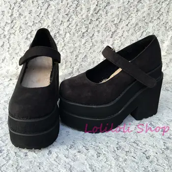 Princess sweet gothic lolita shoes Loliloliyoyo antaina Japanese design custom black suede buckle strap thick heel shoes 4174s
Princess sweet gothic lolita shoes Loliloliyoyo antaina Japanese design custom black suede buckle strap thick heel shoes 4174s