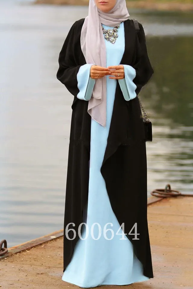 Fashion Women Patchwork Lady Clothes Muslim Maxi Dress Long Sleeve Full Cover Length Kaftan Jibab Abaya
Fashion Women Patchwork Lady Clothes Muslim Maxi Dress Long Sleeve Full Cover Length Kaftan Jibab Abaya