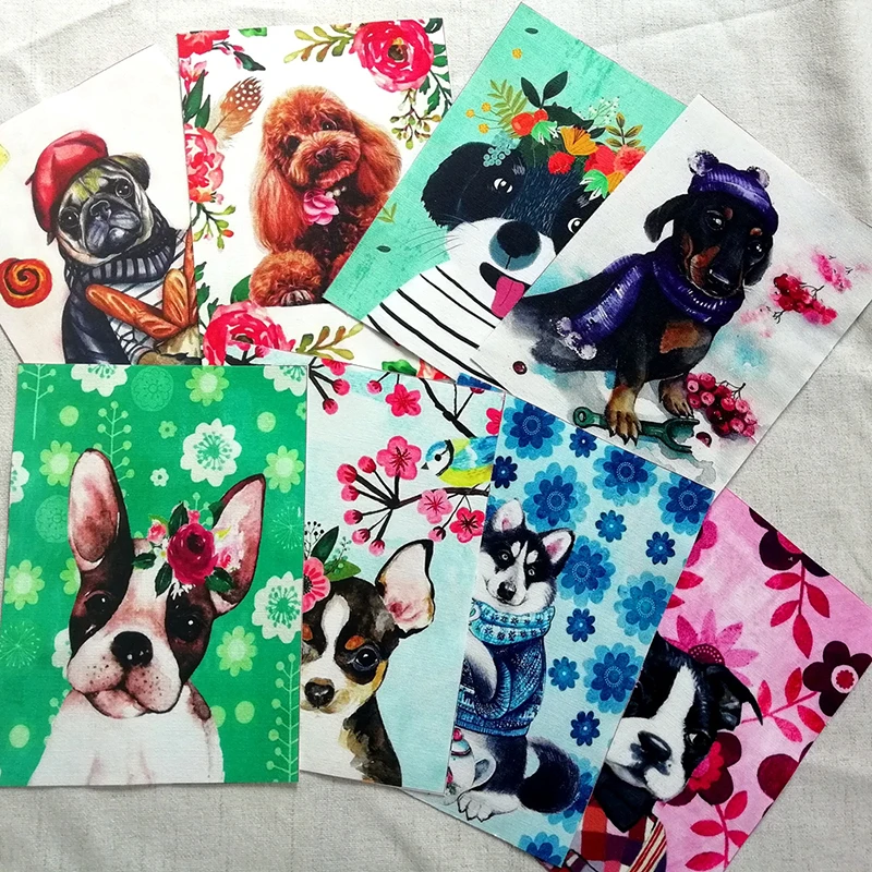 15*20cm Lovely Dog Pattern Patchwork Cotton Fabric Scrapbooking Cloth For Handmade Gift
15*20cm Lovely Dog Pattern Patchwork Cotton Fabric Scrapbooking Cloth For Handmade Gift