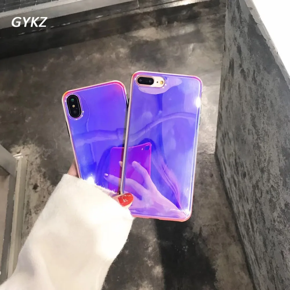 GYKZ Colorful Mirror Phone Case For iPhone X 8 7 6 6s Plus Cool Laser Shining Back Cover For iPhone 7 6 6s 8 Ultra Thin Coque
GYKZ Colorful Mirror Phone Case For iPhone X 8 7 6 6s Plus Cool Laser Shining Back Cover For iPhone 7 6 6s 8 Ultra Thin Coque