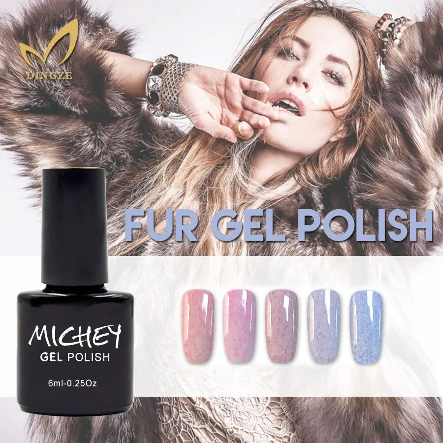 Healthy UV Gel Nail Polish 6ml MICHEY Faux Fur Effect Nails Gel 12 Colors For Nail Art 2019 Fashion Nail Style
Healthy UV Gel Nail Polish 6ml MICHEY Faux Fur Effect Nails Gel 12 Colors For Nail Art 2019 Fashion Nail Style