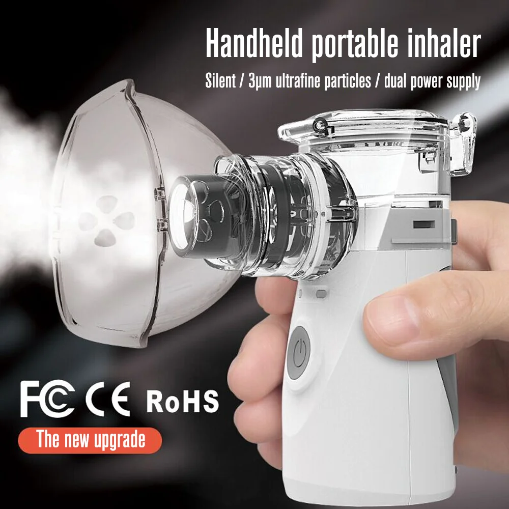Yongrow Medical Newest Nebulizer Handheld for children Asthma Inhaler Atomizer health care usb mini Portable Nebulizer
Yongrow Medical Newest Nebulizer Handheld for children Asthma Inhaler Atomizer health care usb mini Portable Nebulizer