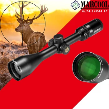 MARCOOL ALT4-14X44 SF RIFLESCOPE for Hunting Tactical Optical Collimator Aim Sight Rifle scope Grid for airsoft rifle outdoors